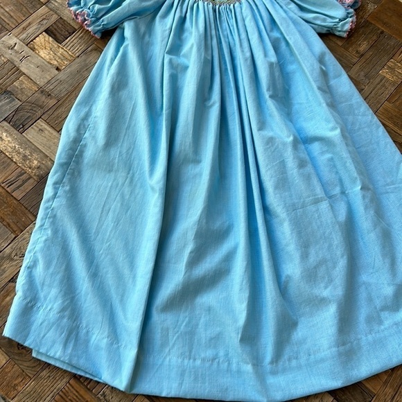 Smocked Bishop Christmas Dress by Silly Goose - Picture 4 of 10